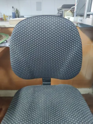 Silla ordenador con 5 ruedas, silla y respaldo