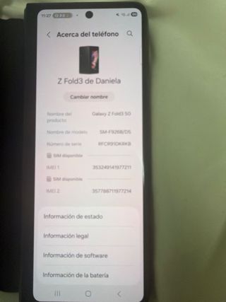 Samsung Galaxy Z Fold Nero