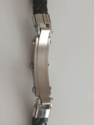 Pulsera Hombre Cuero y Acero