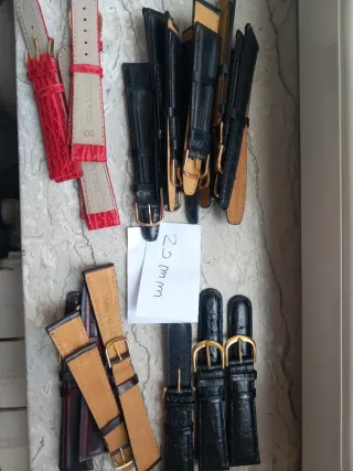 Lotto cinturini orologio 20mm