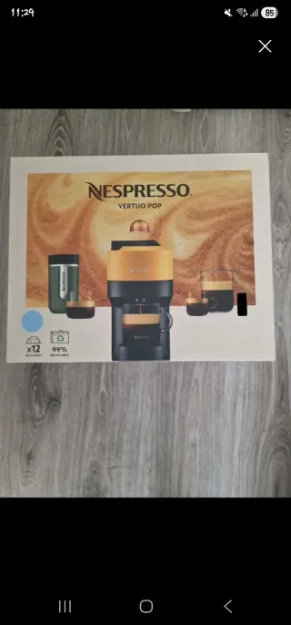 Cafetera Nespresso Vertuo Pop Azul