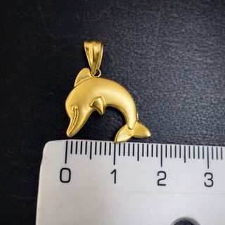 Colgante de oro delfín