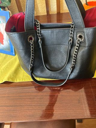 Borsa Prada Nera in Pelle con Catena