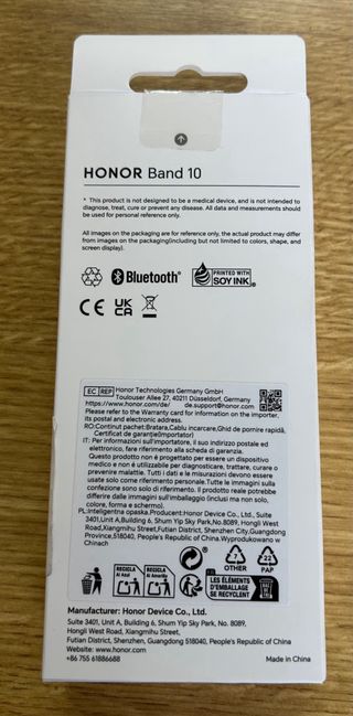 Honor Band 10 Negro