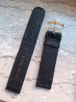 Lotto 5 cinturini orologio 18mm neri