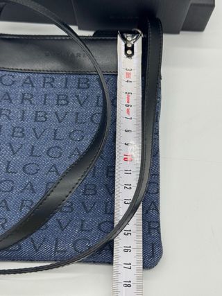 Bolsa Bvlgari Denim Azul y Negra