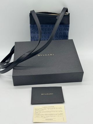 Bolsa Bvlgari Denim Azul y Negra