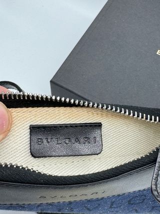 Bolsa Bvlgari Denim Azul y Negra