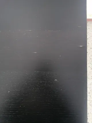 Mesa de comedor extensible negra