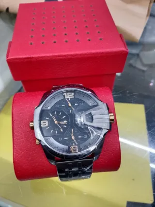 Reloj Diesel Plata y Blanco