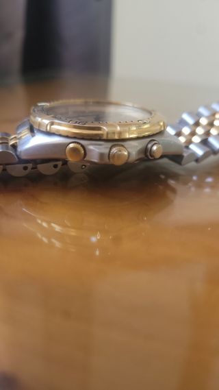 Seiko 7T42-6A00 Cronógrafo Dorado/Plateado