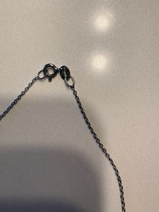 Catenina Argento Rainbow con Cuore