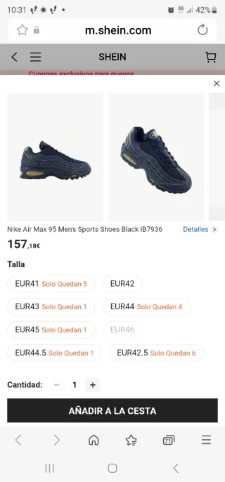 Zapatillas Nike Air Max Talla 41