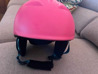 Casco de esquí Bollé rosa niña