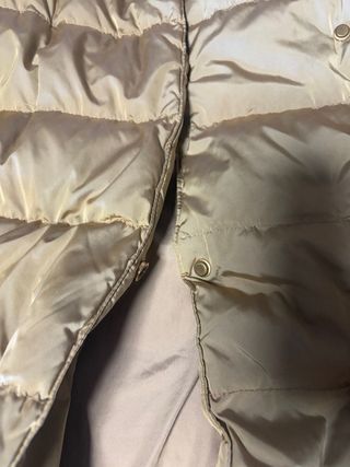 Chaqueta de plumas beige