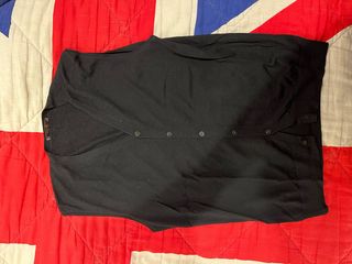 Gilet uomo lana merino nero XL