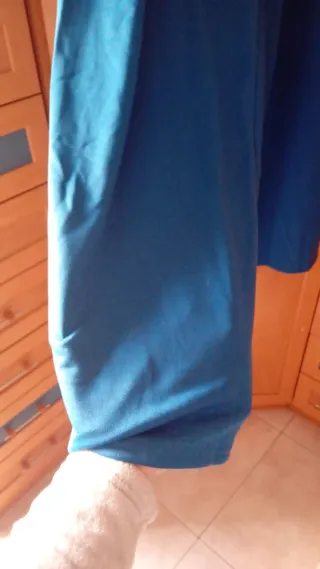 Pantalón ancho azul talla única