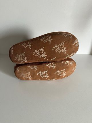 Zapatillas Botas Casa Marrones