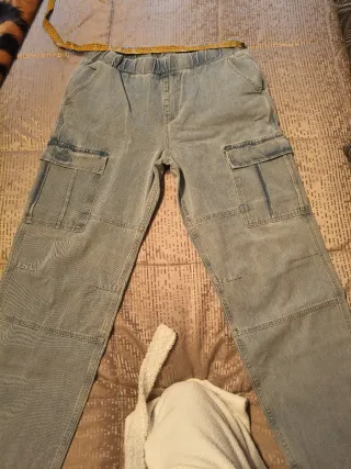 Pantalón vaquero cargo hombre