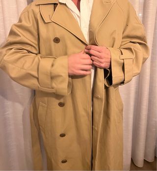 Gabardina Zara Hombre Beige XL