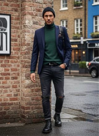 Blazer Cambridge Legend Azul Talla 48