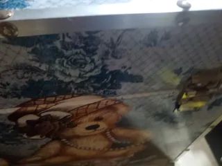 Baúl infantil decorado ositos