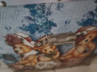 Baúl infantil decorado ositos