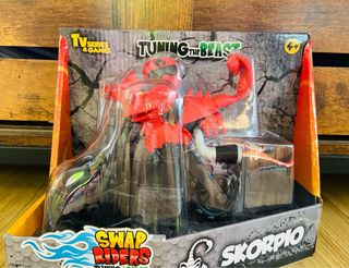 Juguete Moto Roja Tuning Escorpión - Nueva