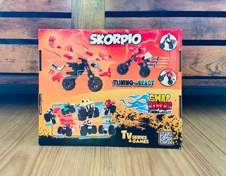 Juguete Moto Roja Tuning Escorpión - Nueva