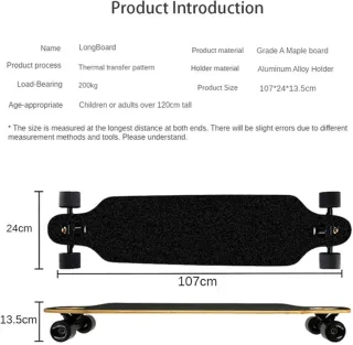 Longboard 42 Patineta Completa SilteD