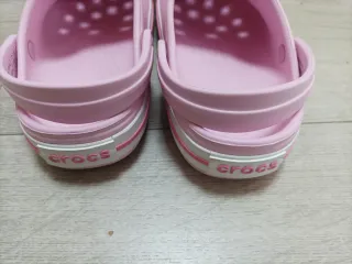 Crocs Crocband Clog K Zuecos Rosas 34/35