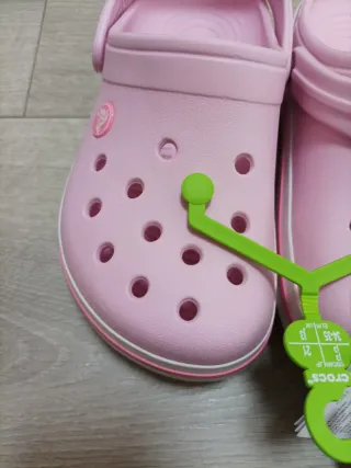 Crocs Crocband Clog K Zuecos Rosas 34/35