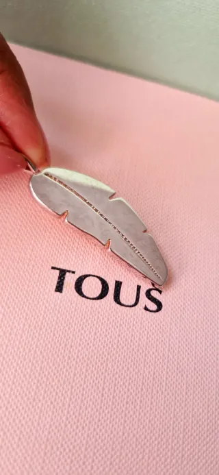 Colgante Tous Plata Hoja