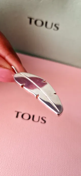 Colgante Tous Plata Hoja