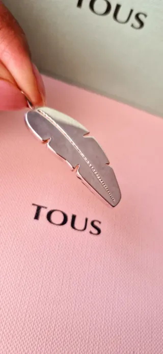 Colgante Tous Plata Hoja