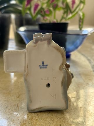 Lladró Pierrot con Concertina Porcelana, payaso