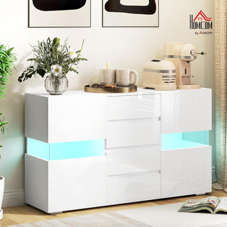 Credenza Moderna con Luce LED Regolabile con Telec