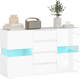 Credenza Moderna con Luce LED Regolabile con Telec