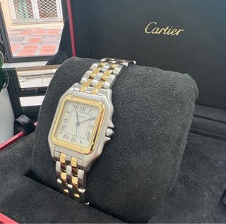 Cartier Santos Panthere oro y acero