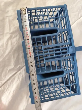 Cesto para lavavajillas azul