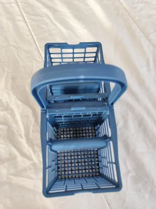 Cesto para lavavajillas azul