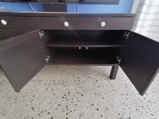 Aparador Ikea Negro/Marrón