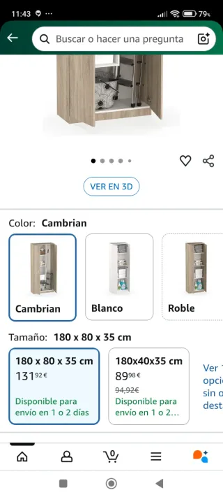 Armario Escobero Multiusos 2 Puertas