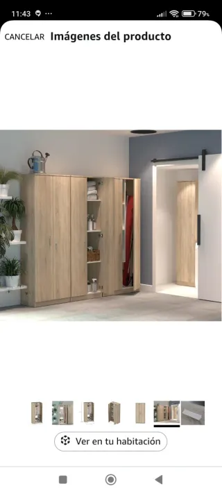 Armario Escobero Multiusos 2 Puertas