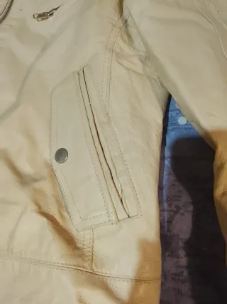 Cazadora Piel Beige Caballero XL