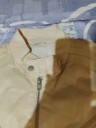 Cazadora Piel Beige Caballero XL