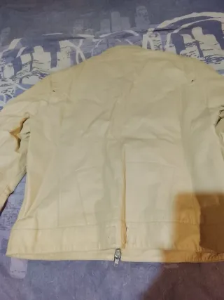 Cazadora Piel Beige Caballero XL