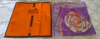 Foulard Hermes in pura seta originale con scatola