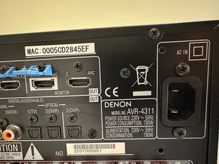 Sintoamplificador Denon AVR-4311 Negro