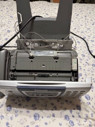 Teléfono Fax Panasonic KX-FP145 Gris/Plata